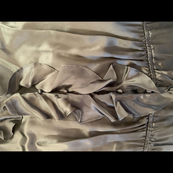 Black satin romper - Picture 4 of 4